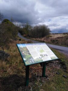 Photograph of the information board on Llantrisant Common