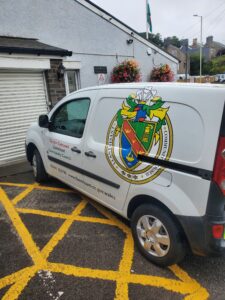 Picture of side of van